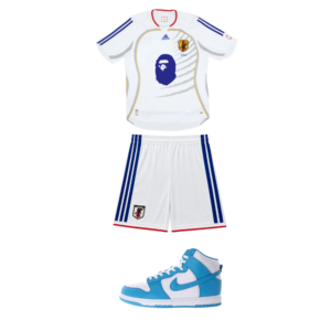Selección de Japón x A Bathing Ape (BAPE) conjunto