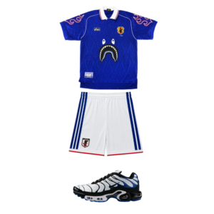 Selección de Japón x A Bathing Ape (BAPE) conjunto