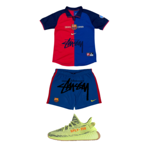FC Barcelona x Stussy conjunto