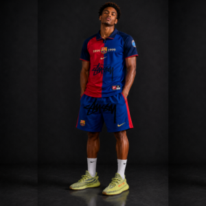 FC Barcelona x Stussy conjunto