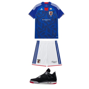 Selección de Japón x Givenchy conjunto